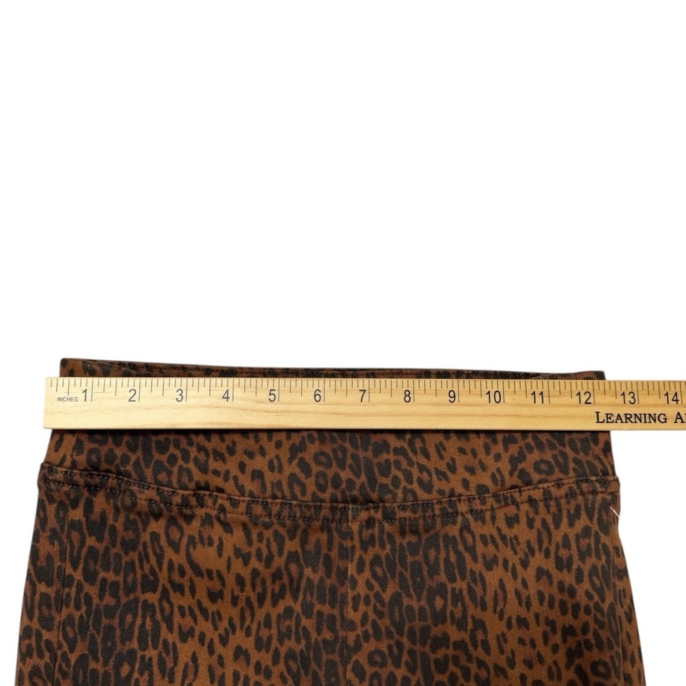 Frame Jetset Crop Mini Boot Leopard Print Pants - Picture 5 of 10